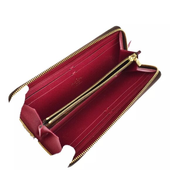 LOUIS VUITTON Portefeuille Clemence Long Wallet Monogram Brown M60742 35YB631 - Picture 8 of 13
